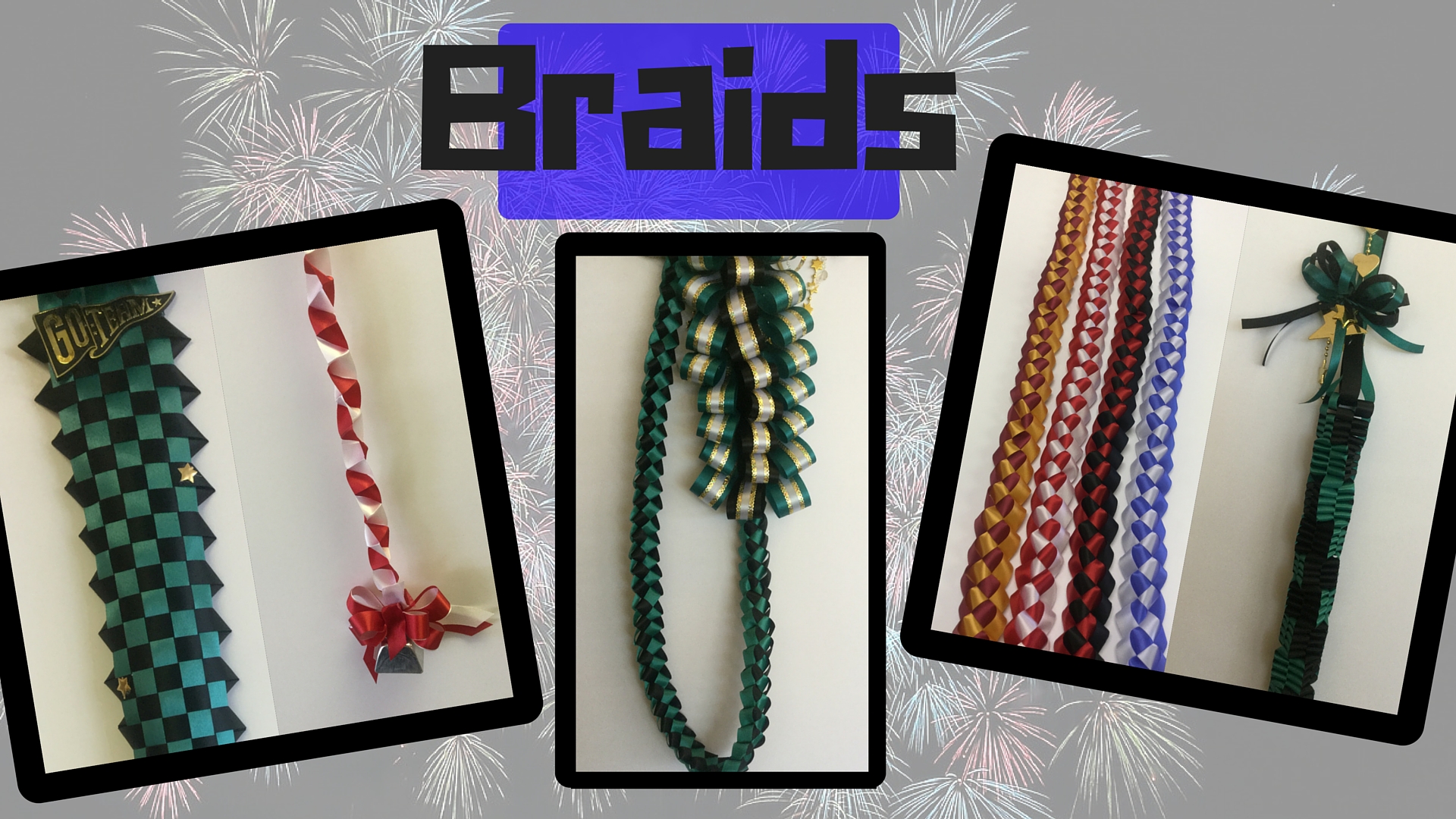 braids for homecoming mums for La Porte High School Texas