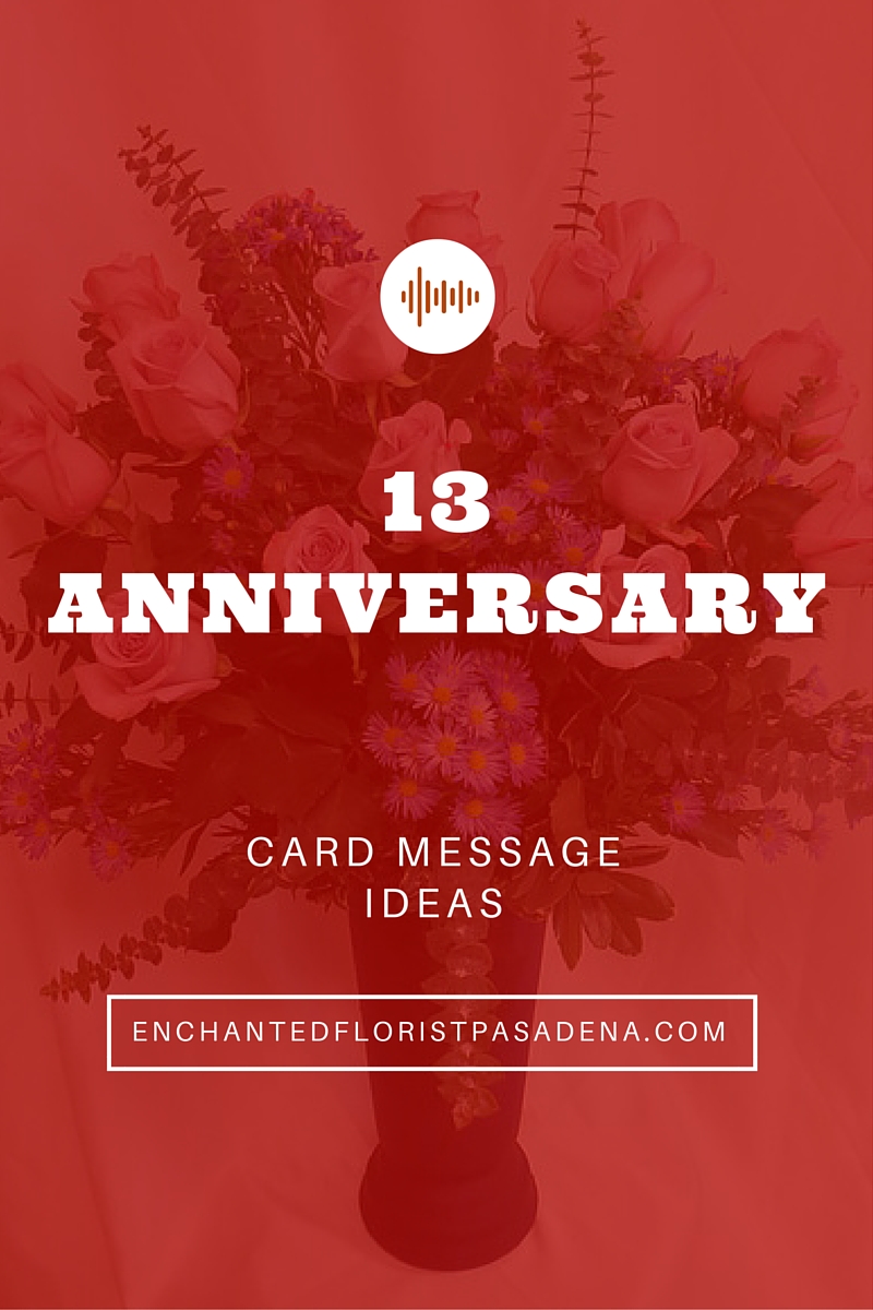 happy anniversary flowers card message ideas