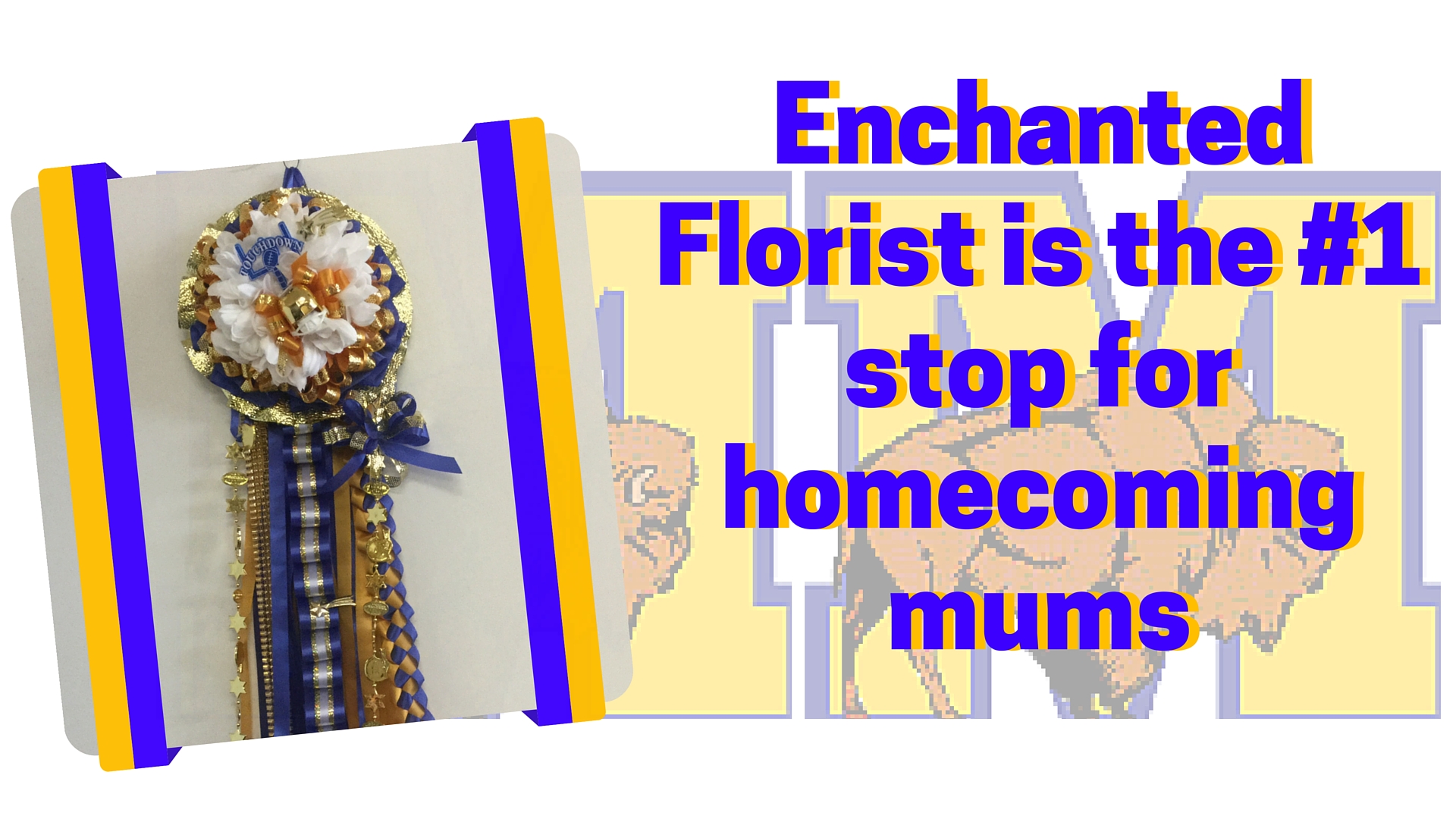 homecoming mums for milby high school in houston tx