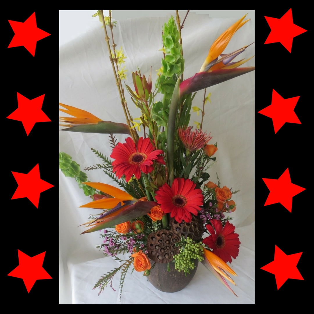 tropical flower arrangements birds of paradise bouquet houston 2